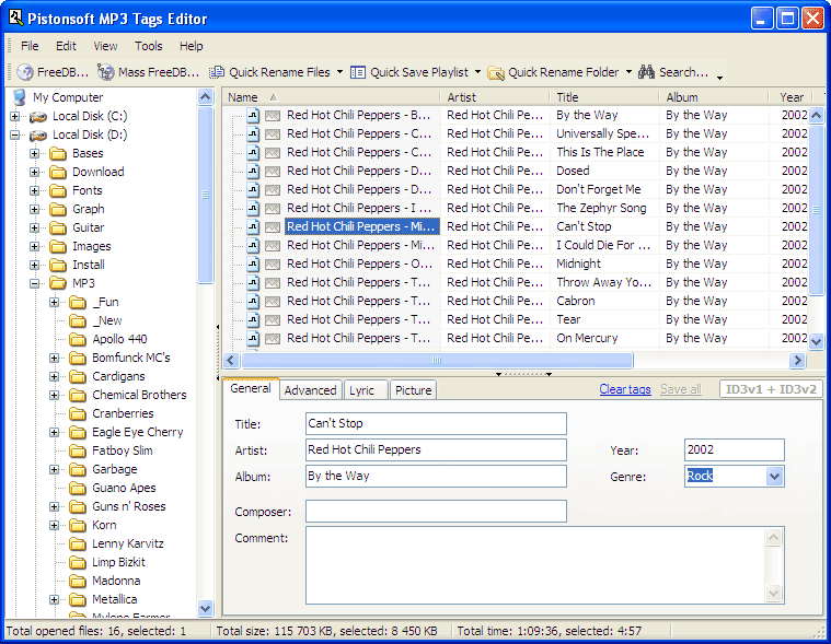 MP3 Tag Editor is an audio file tag organizer